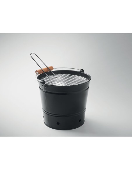 BBQTRAY - Cubo barbacoa portátil hierro