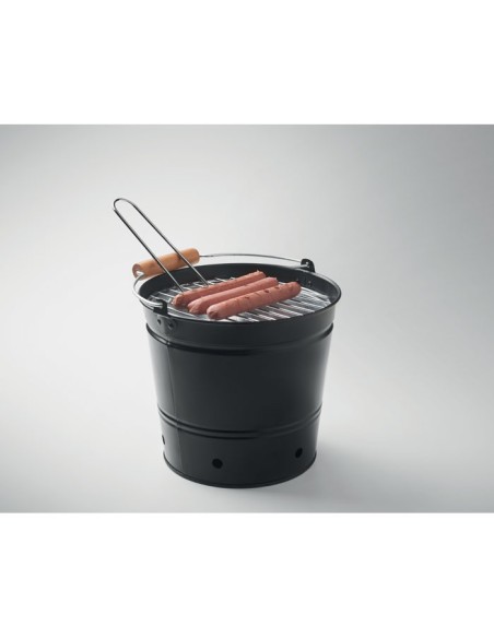 BBQTRAY - Cubo barbacoa portátil hierro
