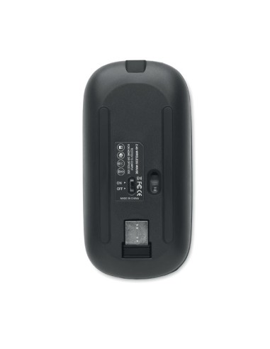 CURVY C - Ratón óptico recargable ABS