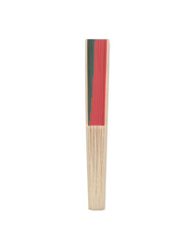 FUNFAN - Abanico bambú diseño bandera