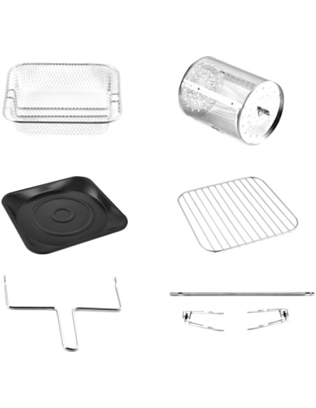 Freidora de aire de 12L Prixton "Cook Organics Pro"