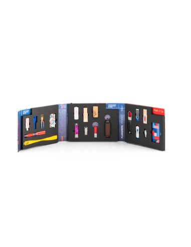 FLASH DRIVE SHOWCASE Muestrario personalizado de pen drives