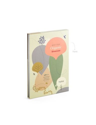 ORGANIC WRITING SHOWCASE Showcase with 20 ECOlogic ball pens