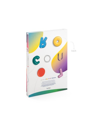 COLOUR WRITING SHOWCASE Muestrario con 20 boligrafos de colores