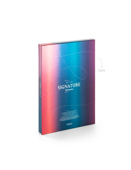 SIGNATURE WRITING SHOWCASE Muestrario con 20 boligrafos metalicos