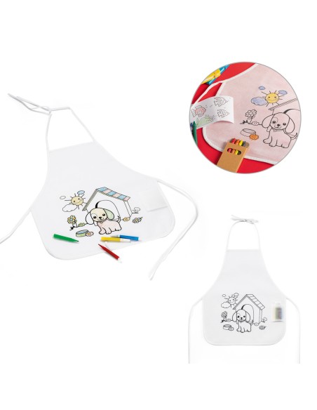 NILO Delantal infantil para colorear