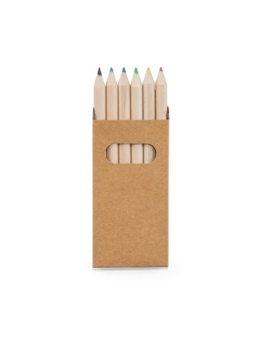 BIRD Caja con 6 lapices de color
