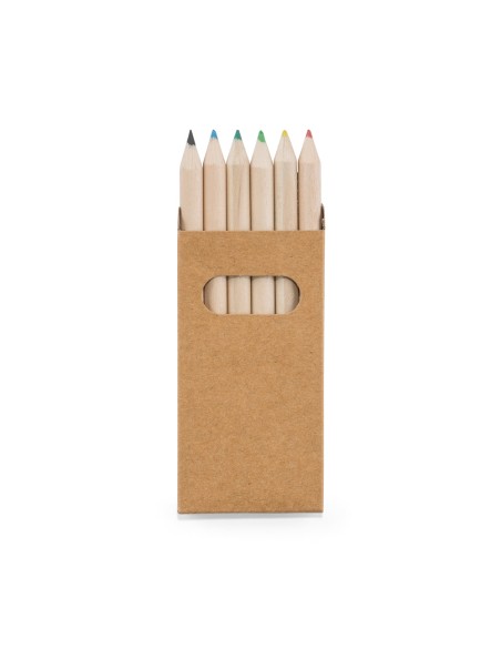 BIRD Caja con 6 lapices de color
