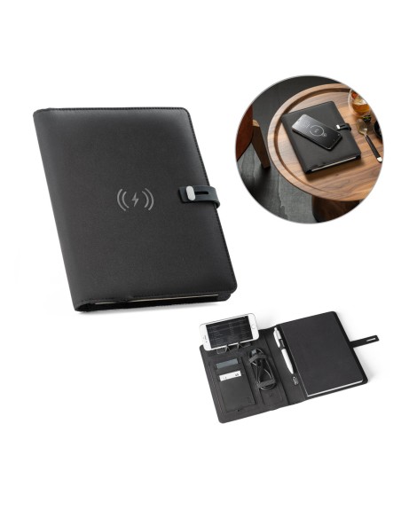 EMERGE A5 FOLDER Carpeta A5 con cargador inalambrico
