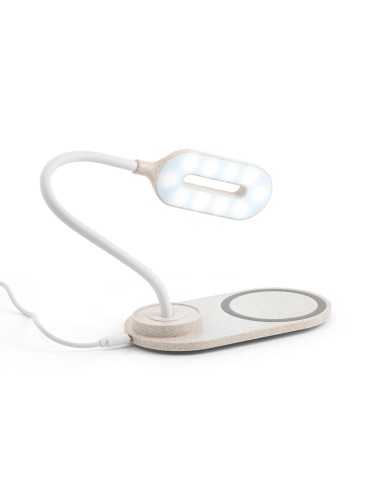OZZEL Lampara de mesa con cargador inalambrico Rapido 10W