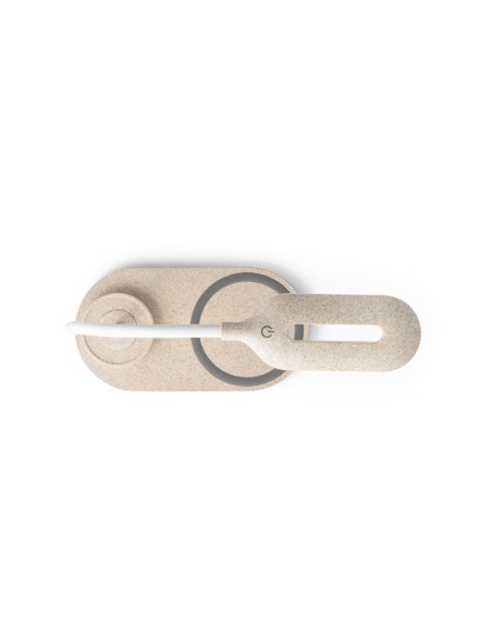 OZZEL Lampara de mesa con cargador inalambrico Rapido 10W