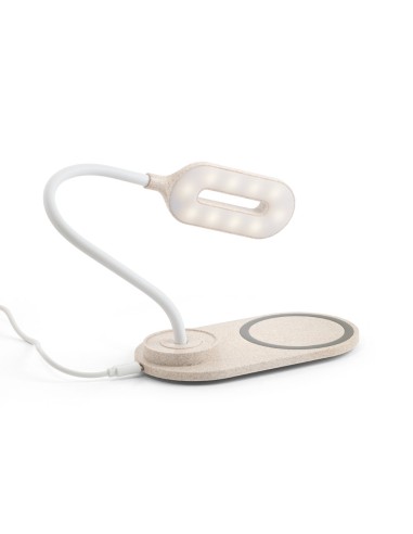 OZZEL Lampara de mesa con cargador inalambrico Rapido 10W