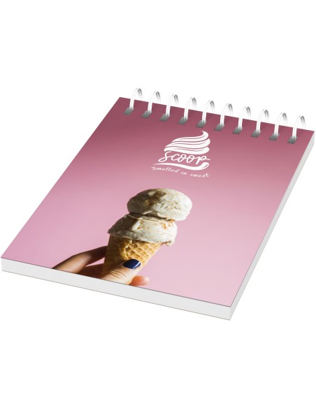 Cuaderno A7 con anillas de alambre y cubierta de PP de Desk-Mate®