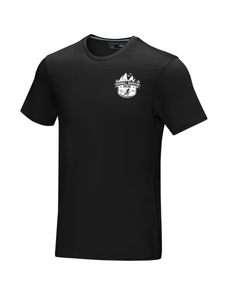 Camiseta orgánica GOTS de manga corta para hombre "Azurite"
