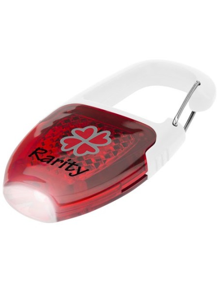 Llavero con luz LED y mosqueton Reflect or
