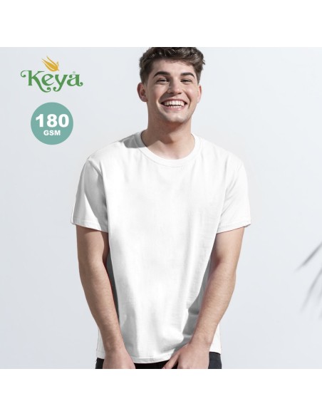 Camiseta Adulto Blanca "keya" MC180-OE