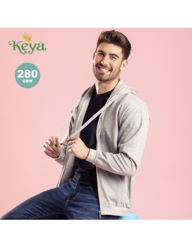 Sudadera Adulto Capucha + Cremallera "keya" SWZ280