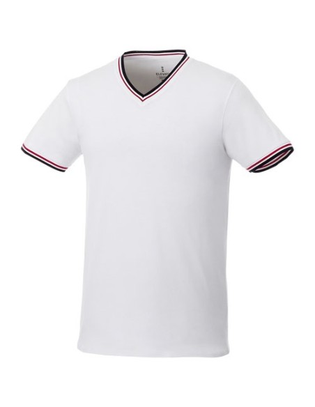 Camiseta de pico punto pique para hombre Elbert