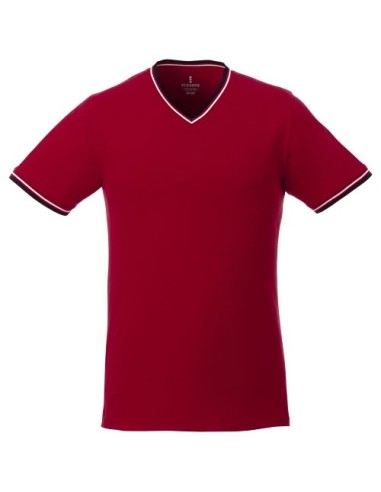 Camiseta de pico punto pique para hombre Elbert
