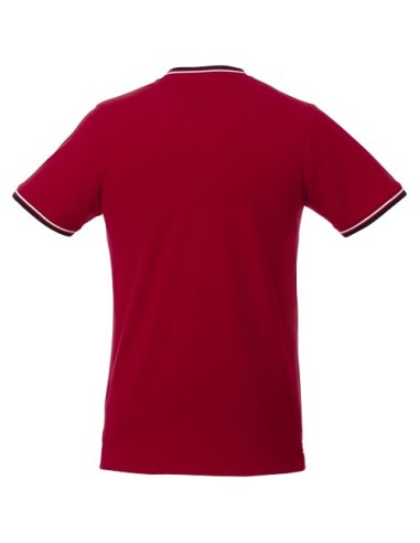 Camiseta de pico punto pique para hombre Elbert