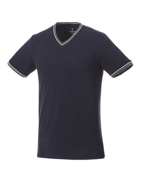 Camiseta de pico punto pique para hombre Elbert