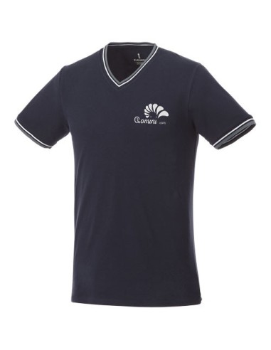 Camiseta de pico punto pique para hombre Elbert