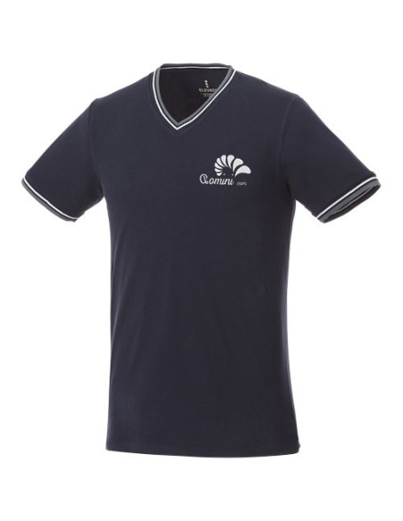 Camiseta de pico punto pique para hombre Elbert