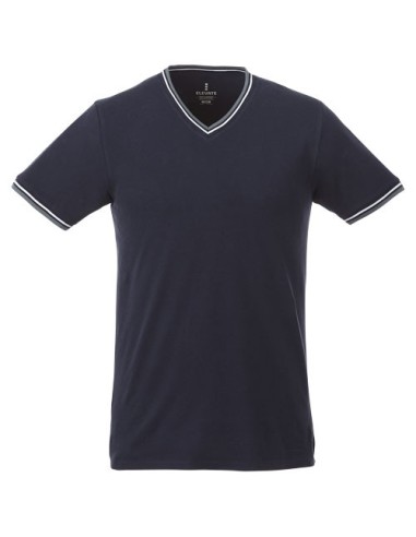 Camiseta de pico punto pique para hombre Elbert