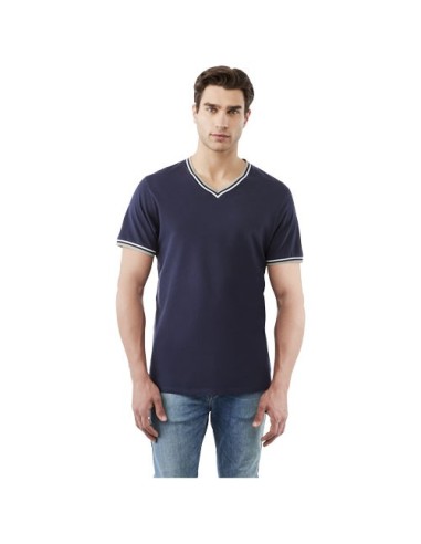 Camiseta de pico punto pique para hombre Elbert