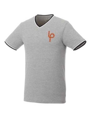 Camiseta de pico punto pique para hombre Elbert