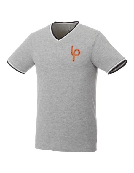 Camiseta de pico punto pique para hombre Elbert