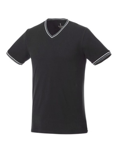 Camiseta de pico punto pique para hombre Elbert