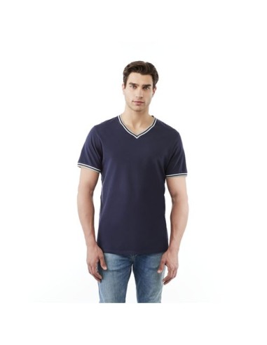 Camiseta de pico punto pique para hombre Elbert