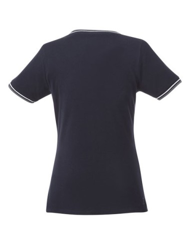 Camiseta de pico punto pique para mujer Elbert