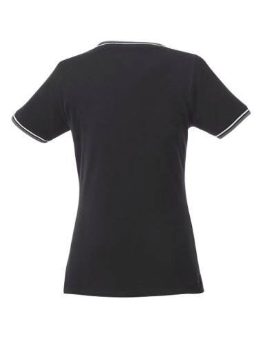 Camiseta de pico punto pique para mujer Elbert