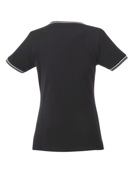Camiseta de pico punto pique para mujer Elbert