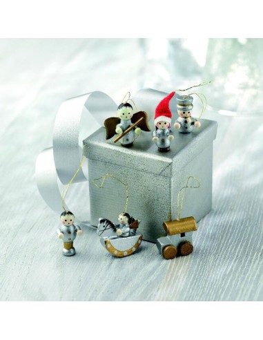 HELSINBORG - Set de 6 adornos navideños