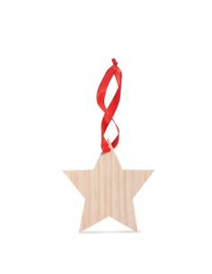 WOOSTAR - Estrella de madera colgante