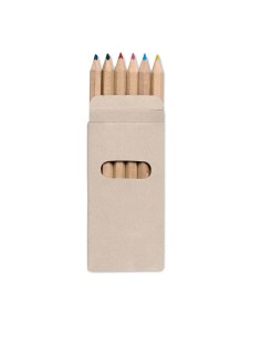 ABIGAIL - 6 lápices de colores en caja