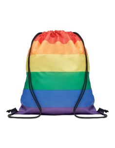 Bolsa cuerdas rainbow de RPET