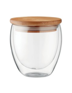TIRANA SMALL - Vaso cristal doble capa 250 ml