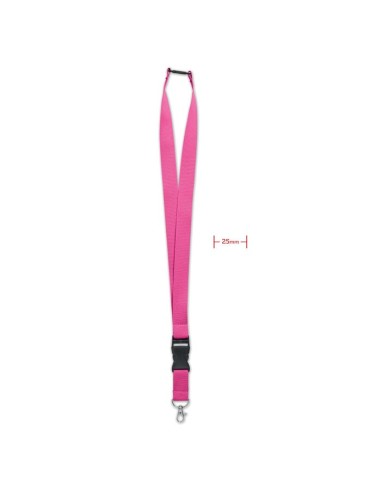 WIDE LANY - Lanyard 25mm con mosquetón