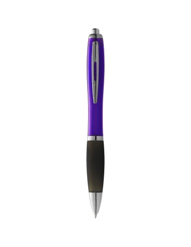 Bolígrafo de color y empuñadura negra "Nash"
