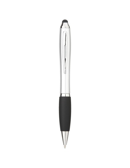 Bolígrafo stylus de color con empuñadura negra "Nash"