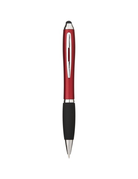 Bolígrafo stylus de color con empuñadura negra "Nash"