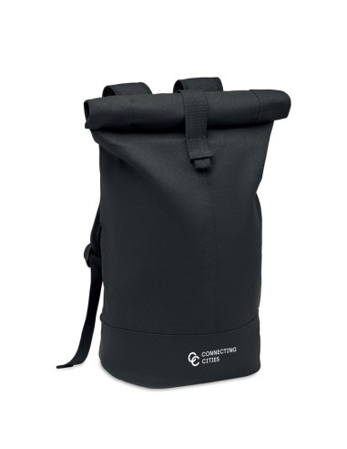 ZURICH ROLL - Mochila canvas lavado Rolltop