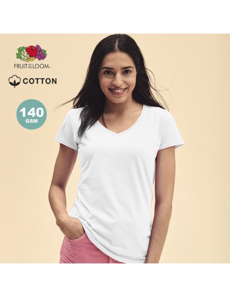 Camiseta Mujer Blanca Iconic V-Neck