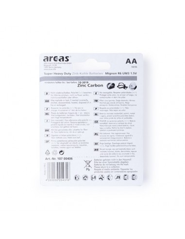 Blister 4 Pilas 1,5V AA/ R06