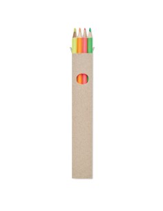 BOWY - 4 lápices de colores en caja