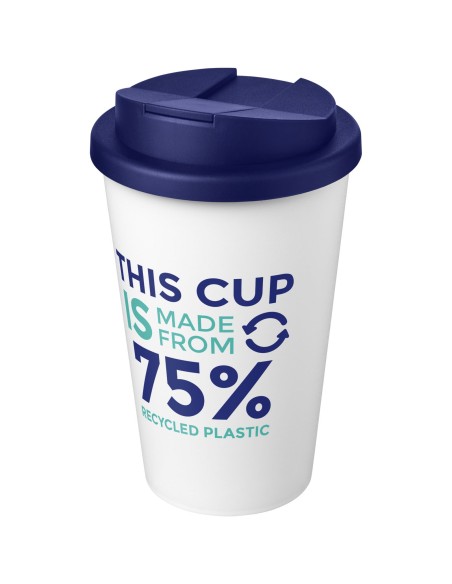 Americano® Eco Vaso reciclado de 350 ml con tapa antigoteo